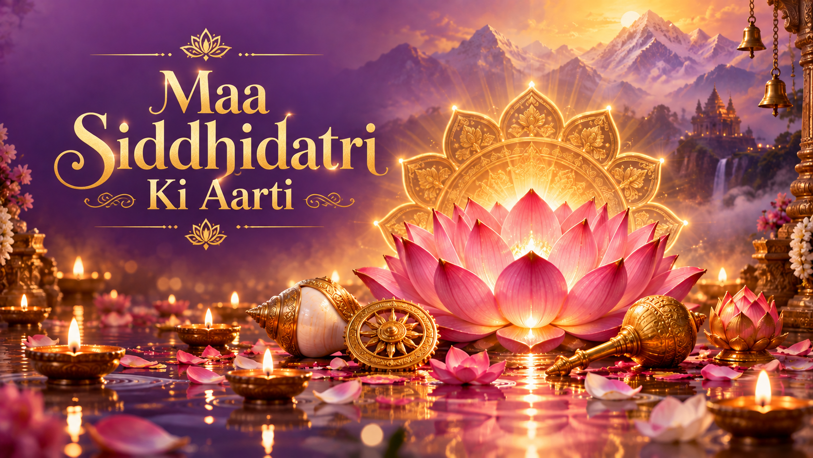 Maa Siddhidatri ki aarti — Navratri day 9, Maha Navami 19 October 2026
