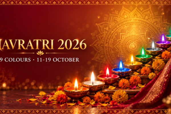 Navratri 2026 colours list — nau din ke rang 11 se 19 October
